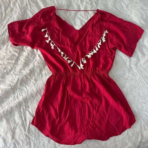 Red Pool Dress - Cia Maritima - Small - Picture 1 of 6